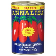 ANNALISA PEELED TOMATOES 400GM Pack Size: 24 ANNALISA PEELED TOMATOES 400GM Pack Size: 24