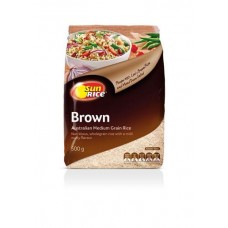 BROWN MEDIUM GRAIN RICE 500GM