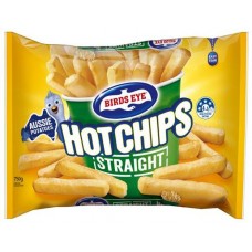 BIRDS EYE HOT CHIPS STRAIGHT CUT 750GM Pack Size: 12