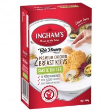 INGHAM CHICKEN KIEV GARLIC AND BUTTER 350GM Pack Size: 6