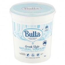 BULLA GREEK STYLE YOGHURT 1KG Pack Size: 6
