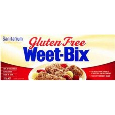 SANITARIUM GLUTEN FREE WEET BIX BREAKFAST CEREAL 375GM Pack Size: 12