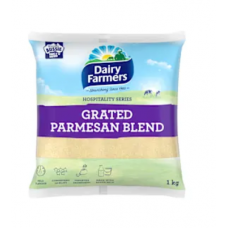 DAIRY FARMERS GRATED PARMESAN CHEESE 1KG Pack Size: 6