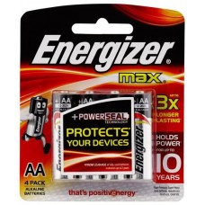 ENERGIZER ADVANCED AA BATTERY 4 PACK Pack Size: 12