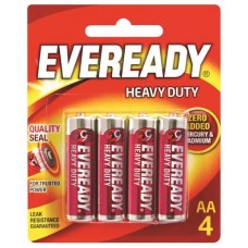 EVEREADY RED HD AA 1015 4PK pack size: 12