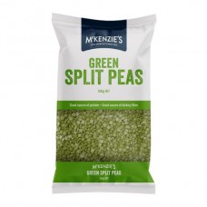 MCKENZIES GREEN SPLIT PEAS 500GM Pack Size: 12