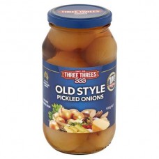 THREE THREES TRADITIONAL OLD STYLE PICKLED ONIONS 500GM Pack Size: 6 THREE THREES TRADITIONAL OLD STYLE PICKLED ONIONS 500GM Pack Size: 6