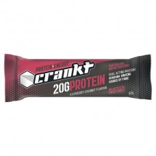 CRANKT RASPBERRY & COCONUT PROTEIN + ENERGY BAR 60GM Pack Size:9