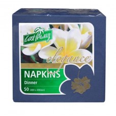 CAST AWAY ELEGANCE DINNER NAPKIN DARK BLUE 50S Pack Size: 10 CAST AWAY ELEGANCE DINNER NAPKIN DARK BLUE 50S Pack Size: 10