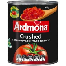 ARDMONA CRUSHED TOMATOES 850 GR Pack Size: 12 ARDMONA CRUSHED TOMATOES 850 GR Pack Size: 12