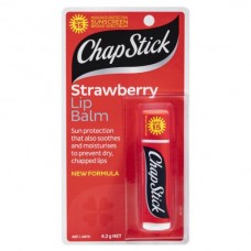 CHAPSTICK LIP CONDITIONER STRAWBERRY SPF 15+ BLISTER PACK 4.2g-Pack Size: 12