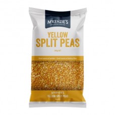 MCKENZIES YELLOW SPLIT PEAS 500GM Pack Size: 12