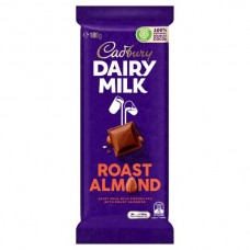 CADBURY DAIRY MILK ROAST ALMOND CHOCOLATE 180GM Pack Size: 14