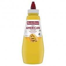 MASTERFOODS AMERICAN MUSTARD SQUEEZE 550GM Pack Size: 6