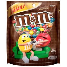 M&M'S PLAIN MILK CHOCOLATE 380GM Pack Size: 12