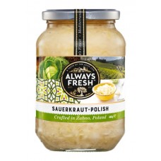 ALWAYS FRESH SAUERKRAUT POLISH 460GM Pack Size:6 ALWAYS FRESH SAUERKRAUT POLISH 460GM Pack Size:6