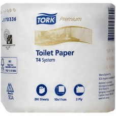 TORK PREMIUM TOILET ROLL T4 1EA Pack Size: 48