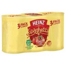 HEINZ TOMATO & CHEESE SPAGHETTI 3X300GM Pack Size: 8