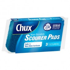 CHUX NON SCRATCH SCOURER PAD 3PK Pack Size: 6