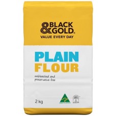 BLACK & GOLD PLAIN FLOUR 2KG Pack Size: 6