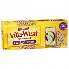 ARNOTTS VITA-WEAT CRACKED PEPPER CRISPBREAD 250G Pack Size: 24