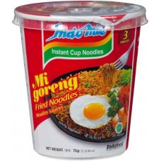INDOMIE MI GORENG INSTANT NOODLES FRIED CUP 75GM pack size: 12