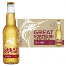 GREAT NORTHERN ORIGINAL 3.5%BTL 330ML Pack Size:24 GREAT NORTHERN ORIGINAL 3.5%BTL 330ML Pack Size:24