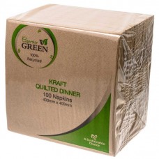 Caprice Green Quilted Dinner Napkins Pack size: 1000 Caprice Green Quilted Dinner Napkins Pack size: 1000