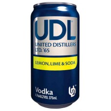 UDL VDK L/L&SODA 4% CANS 375ML Pack Size:24 Pack Size:24