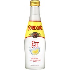 GORDONS GIN & TONIC 6% 275ML BOTTLES Pack Size:24 Pack Size:24 GORDONS GIN & TONIC 6% 275ML BOTTLES Pack Size:24 Pack Size:24