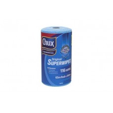 CHUX SUPERWIPES ECONOMY ROLL BLUE 3CM X 65CM 65M Pack Size: 4 CHUX SUPERWIPES ECONOMY ROLL BLUE 3CM X 65CM 65M Pack Size: 4