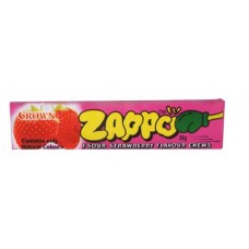 ZAPPO STRAWBERRY CANDY 29GM Pack Size: 30