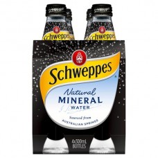 SCHWEPPES NATURAL MINERAL WATER 300ML Pack Size: 6