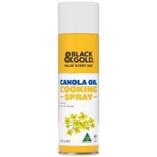 BLACK & GOLD CANOLA OIL COOKING SPRAY 400GM Pack Size: 12