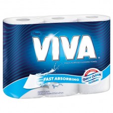VIVA PAPER TOWEL PRINT 6 SHEETS 3PK Pack Size: 4 VIVA PAPER TOWEL PRINT 6 SHEETS 3PK Pack Size: 4