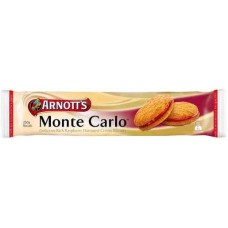 ARNOTTS BISCUITS MONTE CARLO ORIGINAL 250GM Pack Size: 20