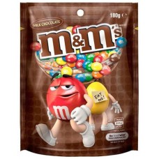 M&M'S PLAIN MILK CHOCOLATE 180GM Pack Size: 24