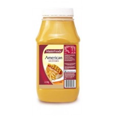 MASTERFOODS AMERICAN MUSTARD 2.5KG Pack Size: 6