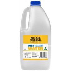 BLACK & GOLD DISTILLED WATER 2L Pack Size: 6