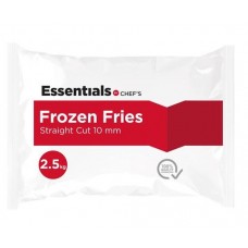 ESSENTIALS CHEF STRAIGHT CUT FRIES 10MM 2.5KG Pack Size: 4