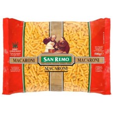 SAN REMO MACARONI #38 500GM Pack Size: 12