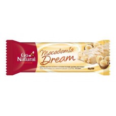 GO NATURAL BAR MACADAMIA DREAM 50GM Pack Size: 16