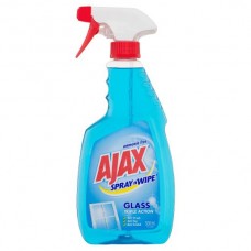 AJAX SPRAY N WIPE GLASS TRIGGER 500ML Pack Size: 8