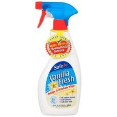 MCLINTOCKS VANILLA FRIDGE WIPE AND DEODORIZER 500ML Pack Size: 6