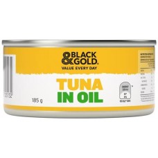 BLACK & GOLD TUNA CHUNKS IN OIL 185G Pack Size: 24