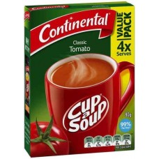 CONTINENTAL TOMATO CUP-A-SOUP 4 SERVES 80GM Pack Size: 7