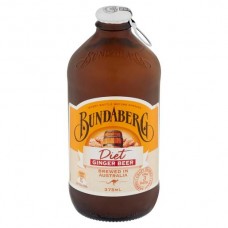 BUNDABERG DIET GINGER BEER SOFT DRINK 375ML Pack Size: 12