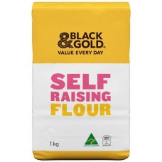 BLACK & GOLD SELF RAISING FLOUR 1KG Pack Size: 12