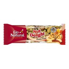 GO NATURAL BAR NUT DELIGHT 40GM Pack Size: 16