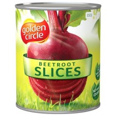 GOLDEN CIRCLE SLICED BEETROOT 850GM Pack Size: 12 GOLDEN CIRCLE SLICED BEETROOT 850GM Pack Size: 12